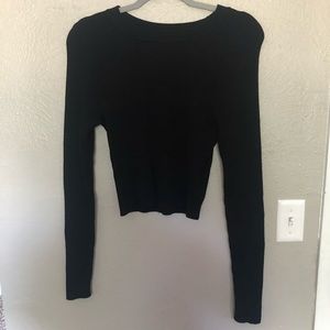 H&M Black ribbed sweater